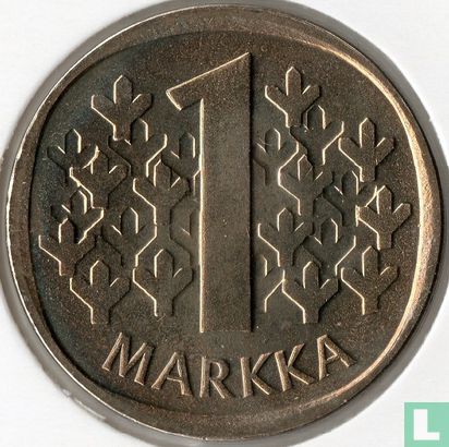 Finnland 1 Markka 1987 (M) - Bild 2