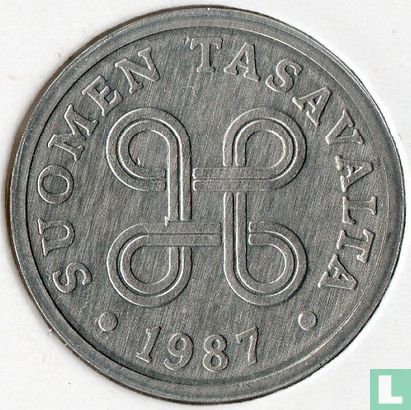 Finlande 5 penniä 1987 - Image 1