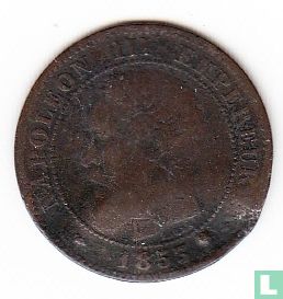 Frankrijk 2 centimes 1853 (BB) - Afbeelding 1