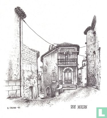 Vues de Sauve : Rue Mazan