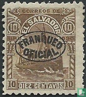 Boats, with overprint