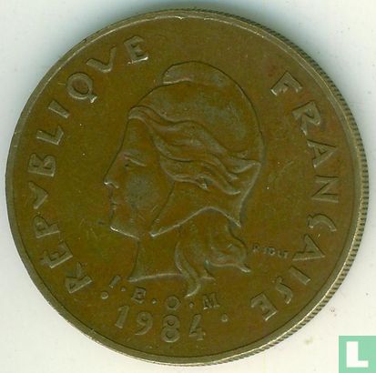 Polynésie française 100 francs 1984 - Image 1