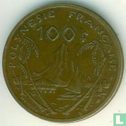 Polynésie française 100 francs 1984 - Image 2