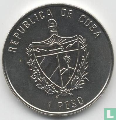 Cuba 1 peso 1996 "Cuban tody bird" - Afbeelding 2