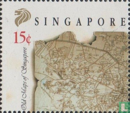 Oude landkaarten van Singapore