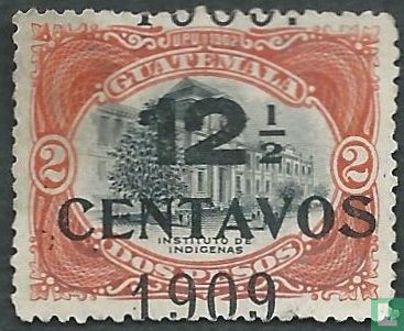 School for Indians with overprint