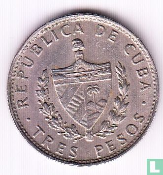 Kuba 3 Peso 1990 "Ernesto Che Guevara" - Bild 2