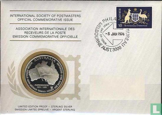 Medaillen-Ersttagsbrief Australien - Image 1