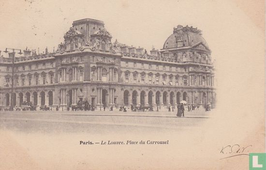 Paris, Le Louvre, Place de Carrousel
