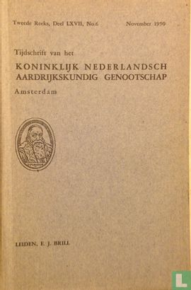 Tijdschrift van het Koninklijk Nederlandsch Aardrijkskundig Genootschap Amsterdam 6 - Image 1
