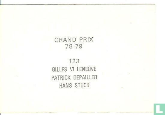 Gilles Villeneuve,Patrick Depailler,Hans Stuck - Image 2