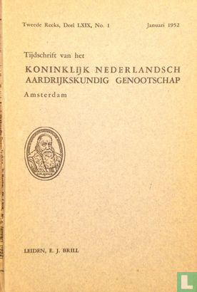 Tijdschrift van het Koninklijk Nederlandsch Aardrijkskundig Genootschap Amsterdam 1 - Afbeelding 1