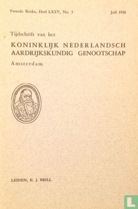 Tijdschrift van het Koninklijk Nederlandsch Aardrijkskundig Genootschap Amsterdam 3 - Image 1