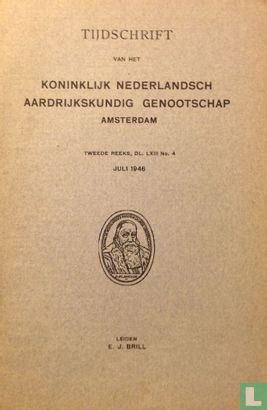 Tijdschrift van het Koninklijk Nederlandsch Aardrijkskundig Genootschap Amsterdam 4 - Image 1