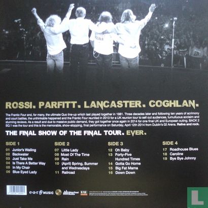 The Frantic Four's Final Fling Live At The Dublin O2 Arena - Bild 2