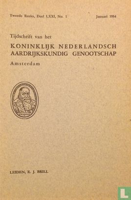 Tijdschrift van het Koninklijk Nederlandsch Aardrijkskundig Genootschap Amsterdam 1 - Afbeelding 1