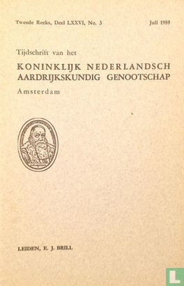 Tijdschrift van het Koninklijk Nederlandsch Aardrijkskundig Genootschap Amsterdam 3 - Afbeelding 1