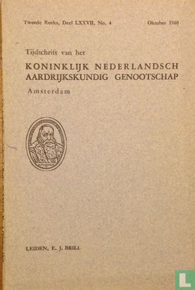 Tijdschrift van het Koninklijk Nederlandsch Aardrijkskundig Genootschap Amsterdam 4 - Image 1