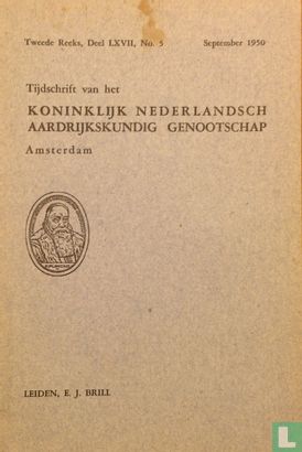Tijdschrift van het Koninklijk Nederlandsch Aardrijkskundig Genootschap Amsterdam 5 - Image 1