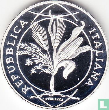 Italy 5 euro 2008 (PROOF) "30th anniversary of International Fund for Agricultural Development" - Image 2