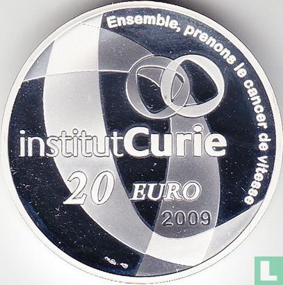 France 20 euro 2009 (BE) "100 years Curie Institute" - Image 1