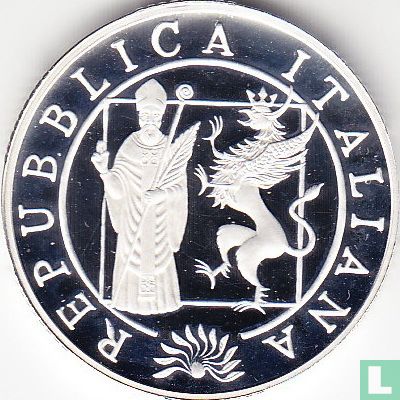 Italië 10 euro 2008 (PROOF) "700 years University of Perugia" - Afbeelding 2
