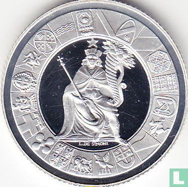 Italië 5 euro 2006 (PROOF) "60 years Republic of Italy" - Afbeelding 2