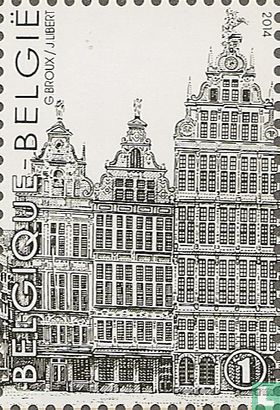 Anvers - Maisons sur la Grande Place