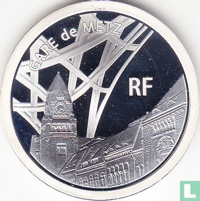 Frankrijk 10 euro (PROOF) "Metz TGV station" - Afbeelding 2