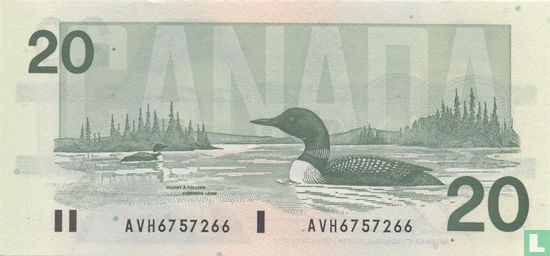 Canada 20 Dollars 1991 - Image 2