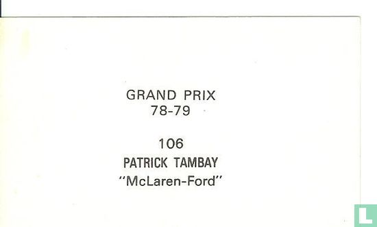 Patrick Tambay "McLaren-Ford" - Image 2