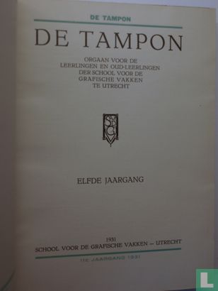 De Tampon elfde jaargang   - Afbeelding 1