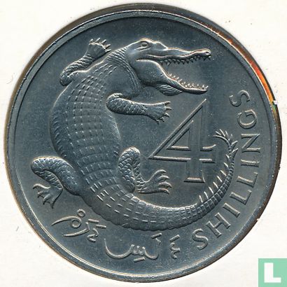 The Gambia 4 shillings 1966 - Image 2