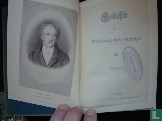 Goethes Gedichte, Erster und Zweiter Teil in einem Band  - Bild 3