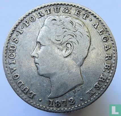 Portugal 100 Réis 1872 - Bild 1