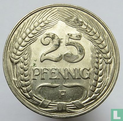 Duitse Rijk 25 pfennig 1910 (F) - Afbeelding 2