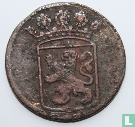 VOC 1 duit 1744 (Holland) - Afbeelding 2