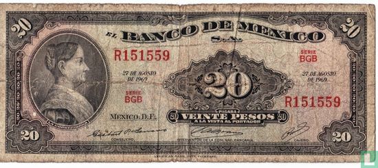 Mexico 20 pesos - Bild 1
