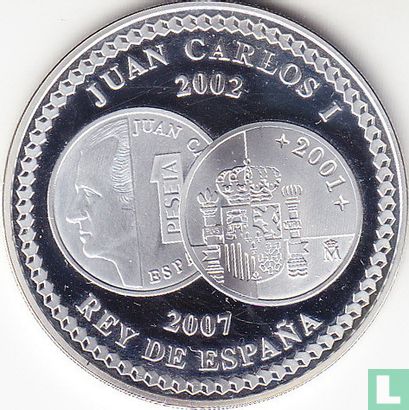 Espagne 10 euro 2007 (BE) "5 years Introducing the euro - Liberalism" - Image 1