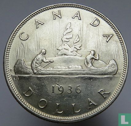 Canada 1 dollar 1936 - Image 1