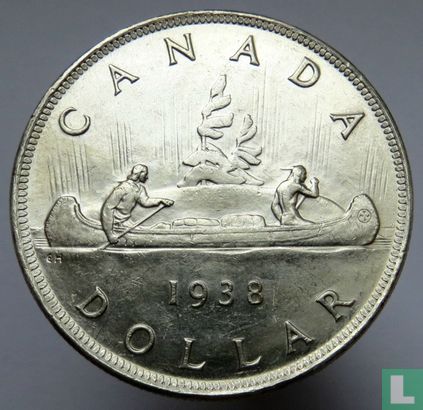 Canada 1 dollar 1938 - Image 1