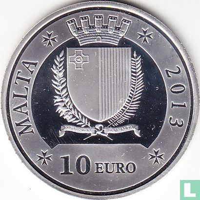 Malta 10 euro 2013 (PROOF) "250th anniversary of the death of Emmanuel Pinto" - Afbeelding 1