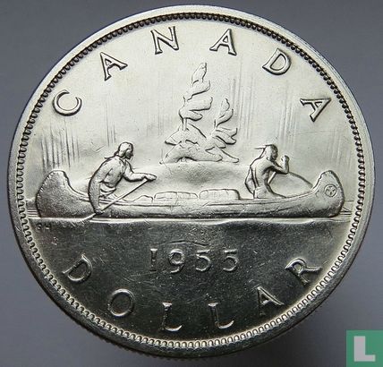 Canada 1 dollar 1955 - Image 1