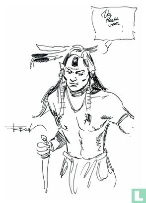De pioniers van de nieuwe wereld : Saw-Kaw-Tew (Cree-krijger)