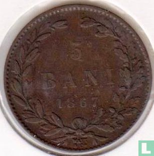 Rumänien 5 Bani 1867 (WATT & CO.) - Bild 1