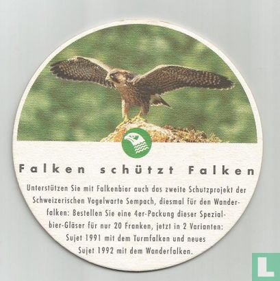 Falken schützt Falken / 1991 Turmfalke 1992 Wanderfalke - Bild 1