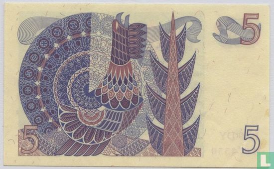Suède 5 Kronor 1969 - Image 2