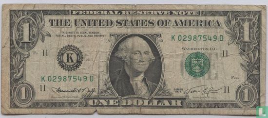 Verenigde Staten 1 dollar 1974 K - Afbeelding 1