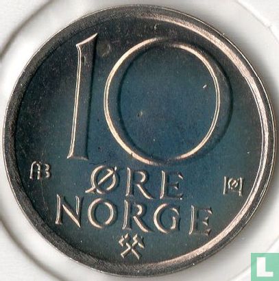 Noorwegen 10 øre 1978 - Afbeelding 2