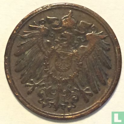 Empire allemand 1 pfennig 1908 (F) - Image 2